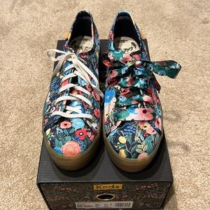⭐️NWT⭐️ Keds X Rifle Paper Co Triple Kick Sneaker